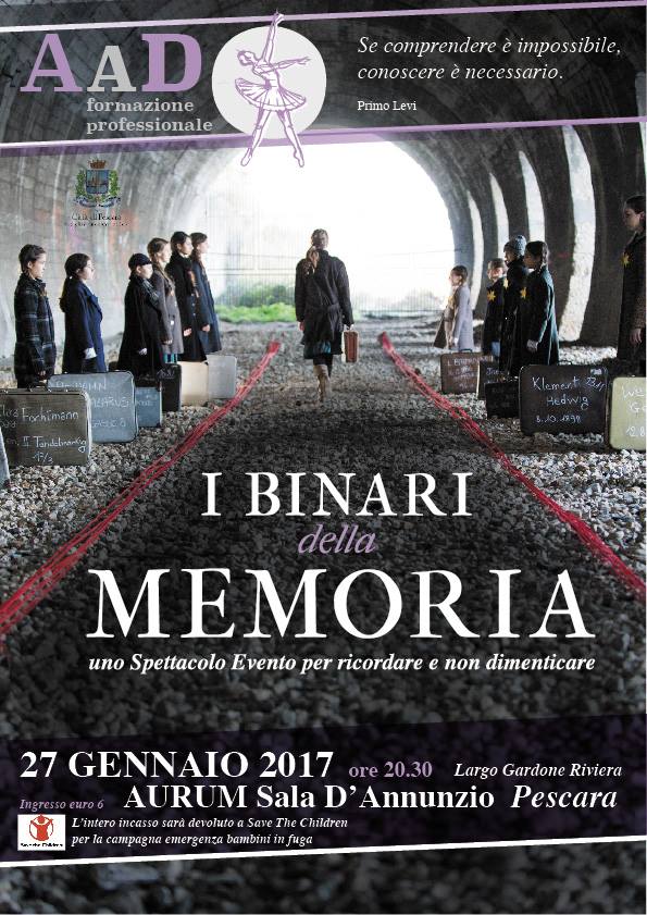 binari della memoria_agnese passeri_ateneo abruzzo danza_aurm_pescara_tifotografo_foto_mostra_montesilvano_eventi_massimo Avenali_emilio maggi_massimo desiato_matteo ferri_copertina